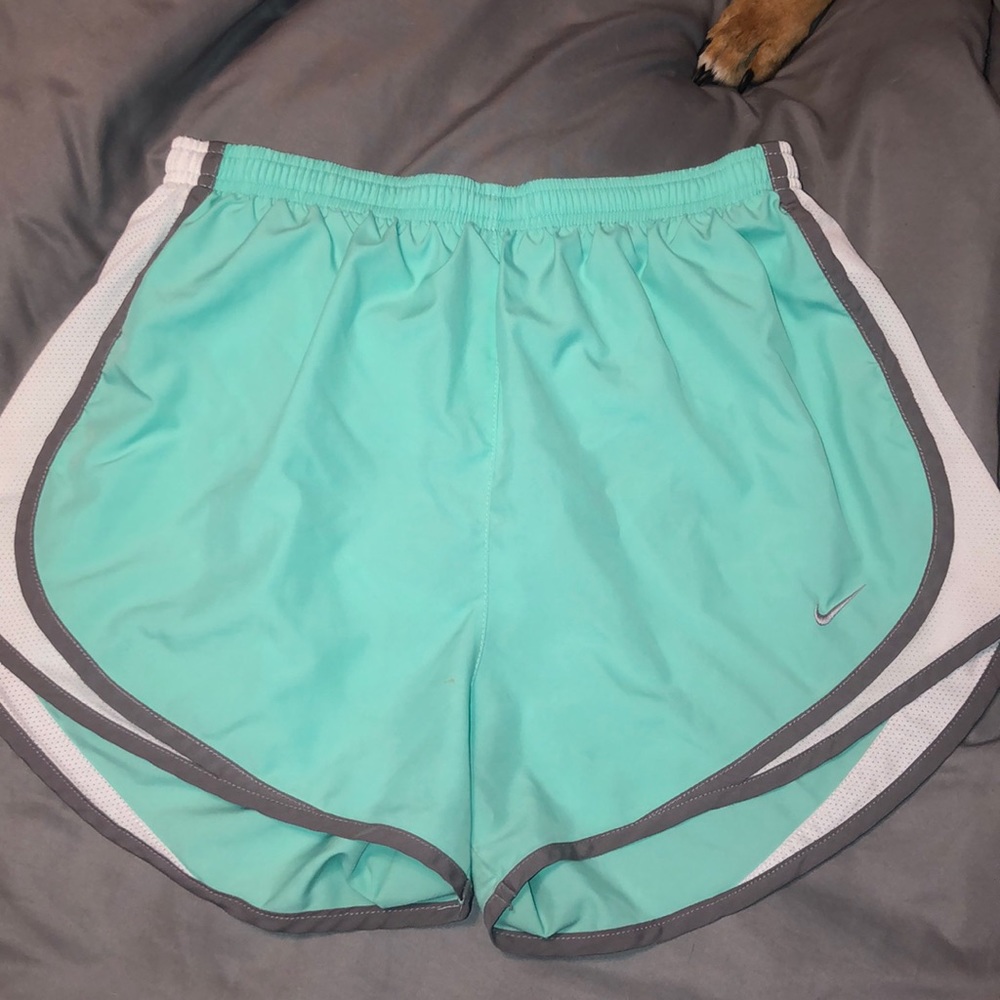 seafoam green nike shorts